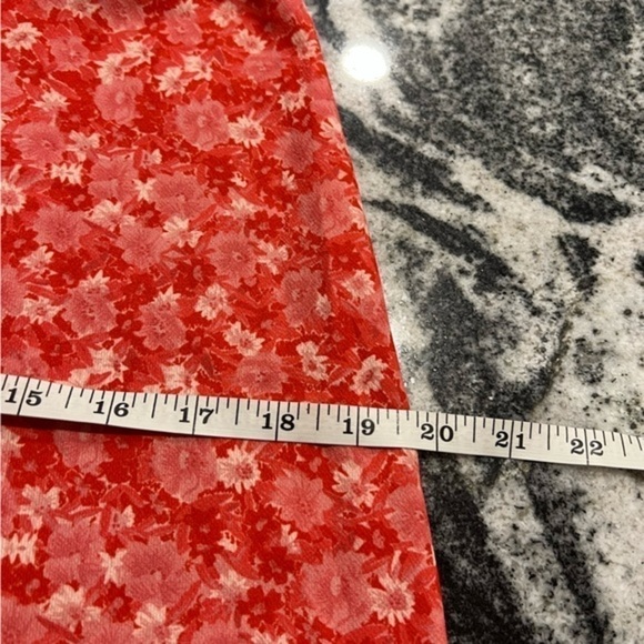 Nightwalker Peplum Floral Mini Dress with Plunging V Neckline - Picture 10 of 15